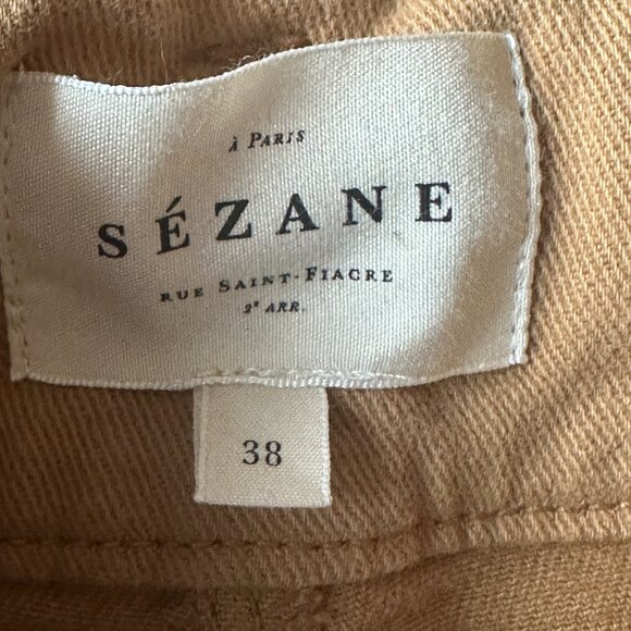 Sézane Austin trousers in caramel ~ size FR38, NWOT! - Picture 4 of 10